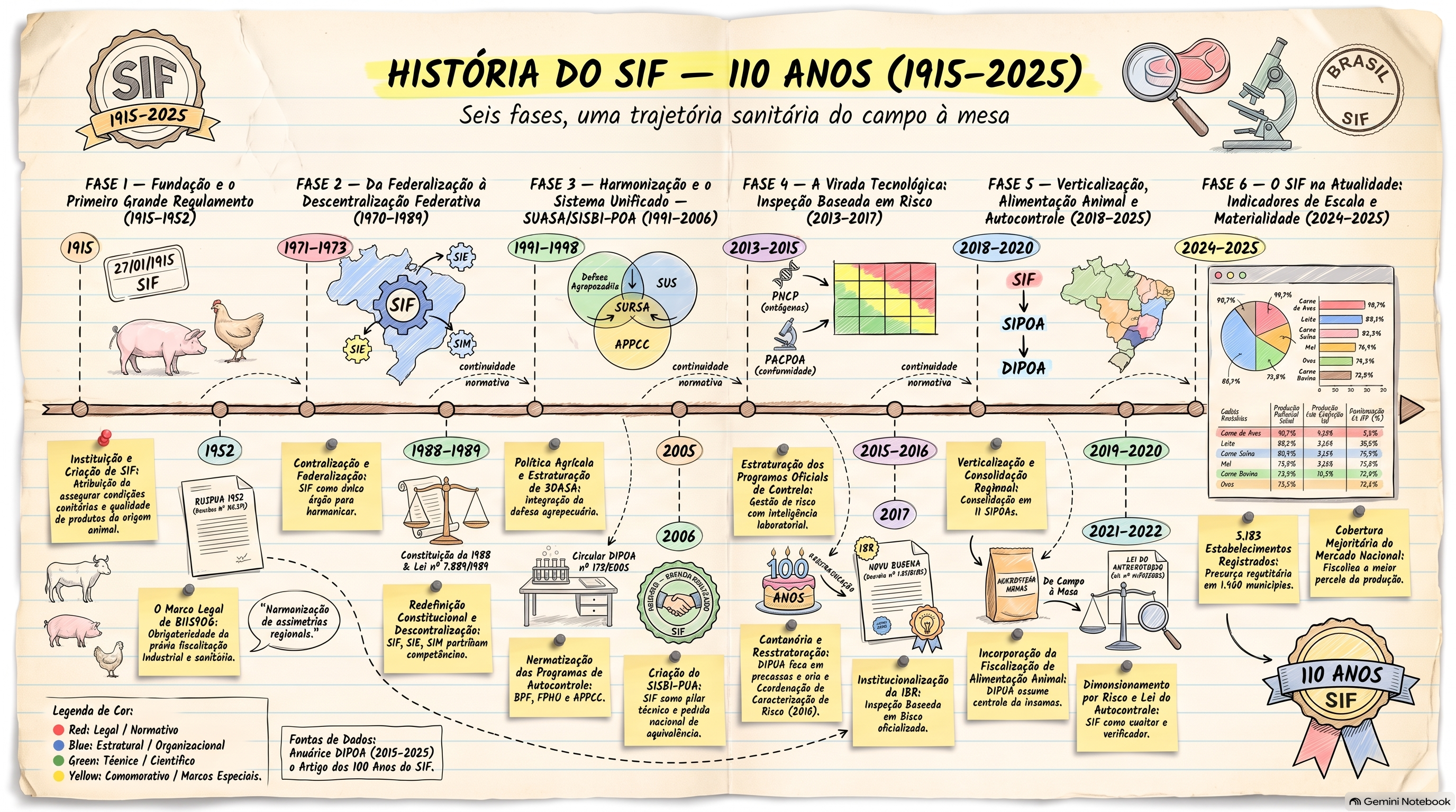 Rumo aos 112 anos: a jornada da Inspeção Federal no Brasil (1915–2027)