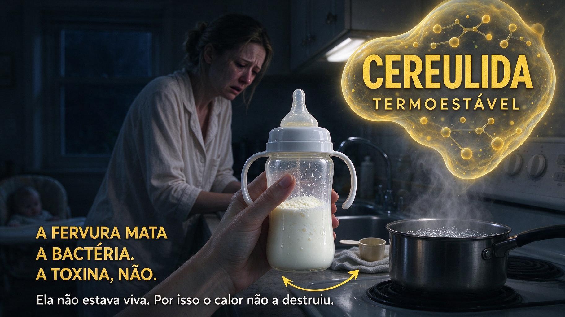 A toxina que a fervura não vence: o limite europeu de cereulida em fórmulas infantis e o recado para o Brasil