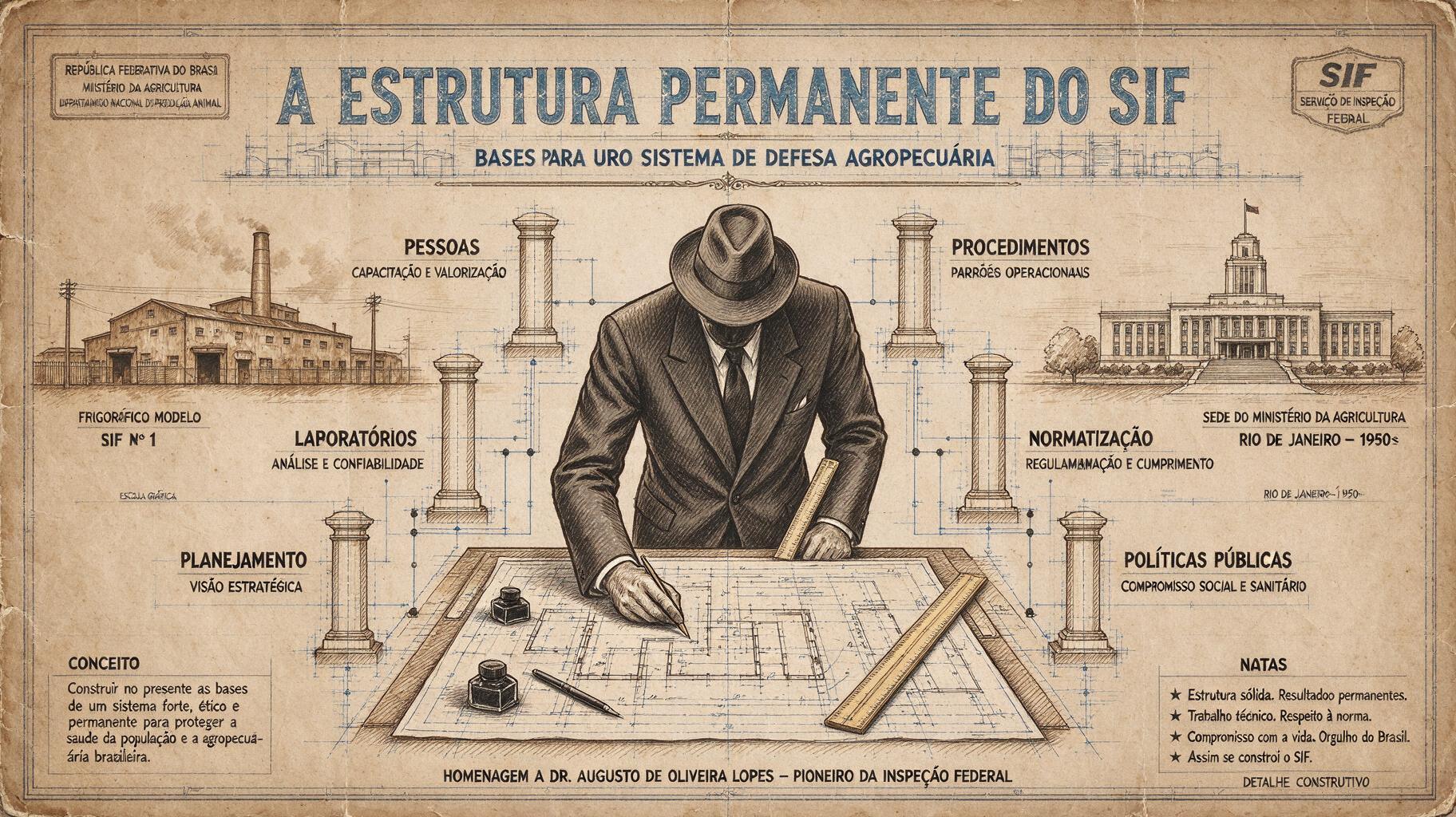 Augusto de Oliveira Lopes — o servidor que atravessou a construção do SIF moderno