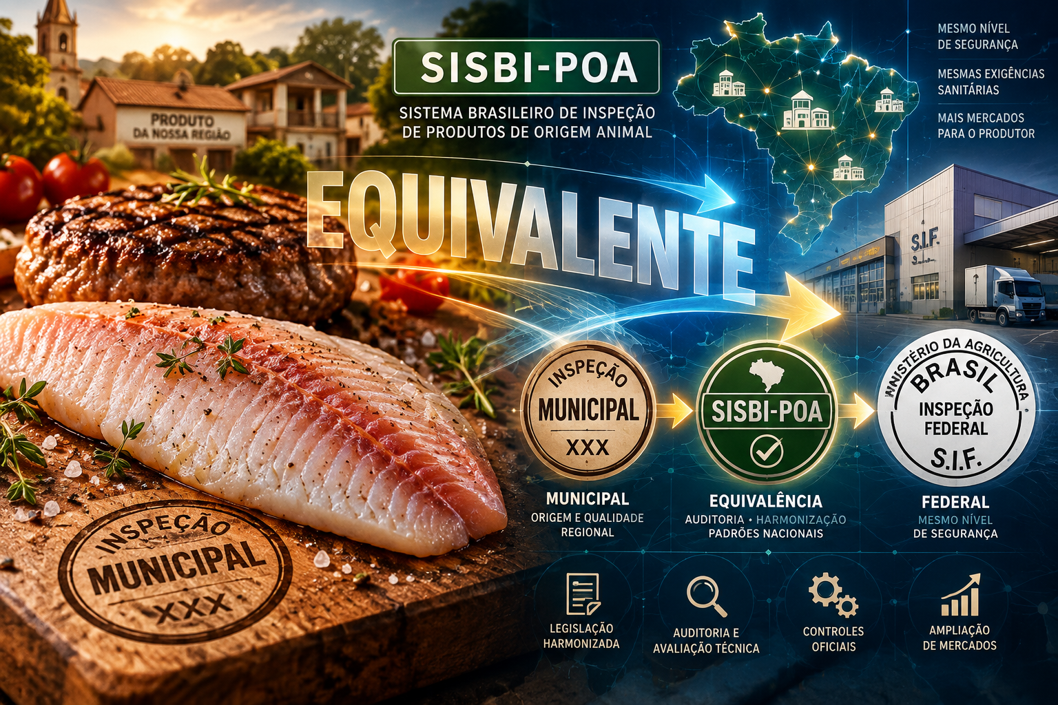 Da prefeitura para o país: a tilápia e o hambúrguer de Ribeirão Preto e a lógica da equivalência no Sisbi-POA