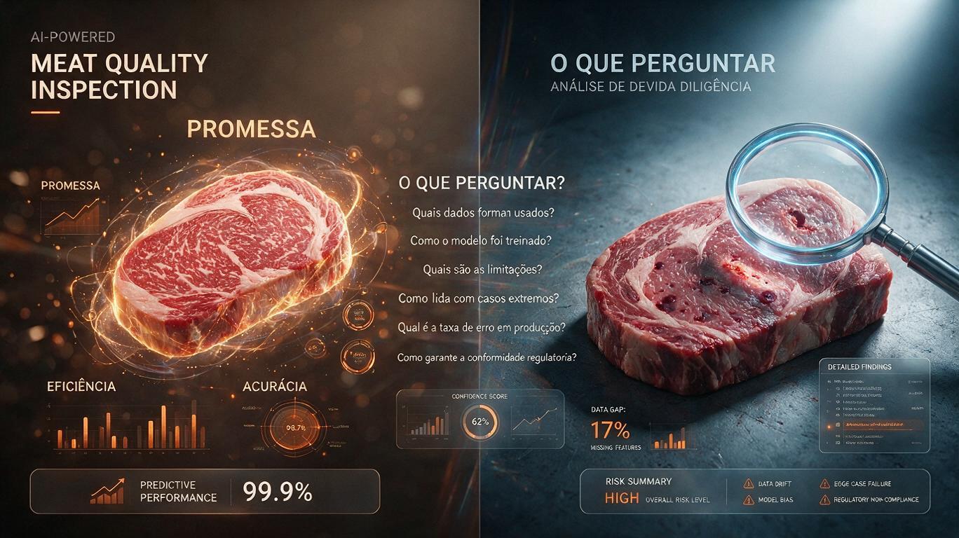 Uma revisão sem números: o que a pesquisa sobre IA na carne promete — e o que o profissional de inspeção deve perguntar