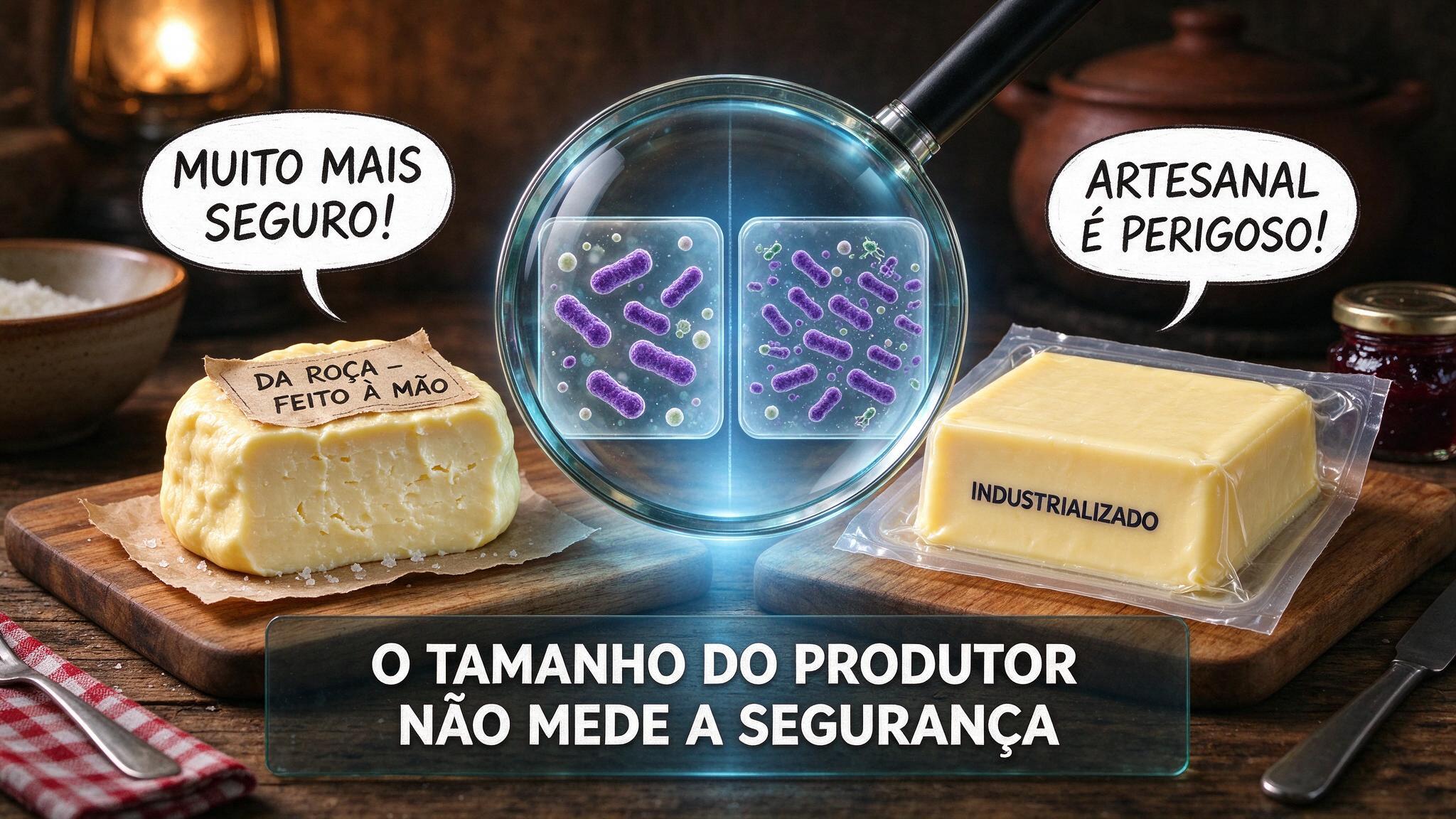 “Artesanal é mais seguro” ou “industrializado é mais seguro”? O mito que mede a segurança pelo tamanho da fábrica