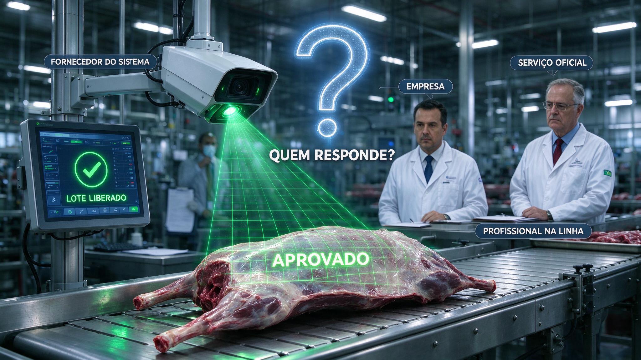 Quem assina quando a câmera vê? IA, julgamento do inspetor e a responsabilidade que nenhum algoritmo carrega